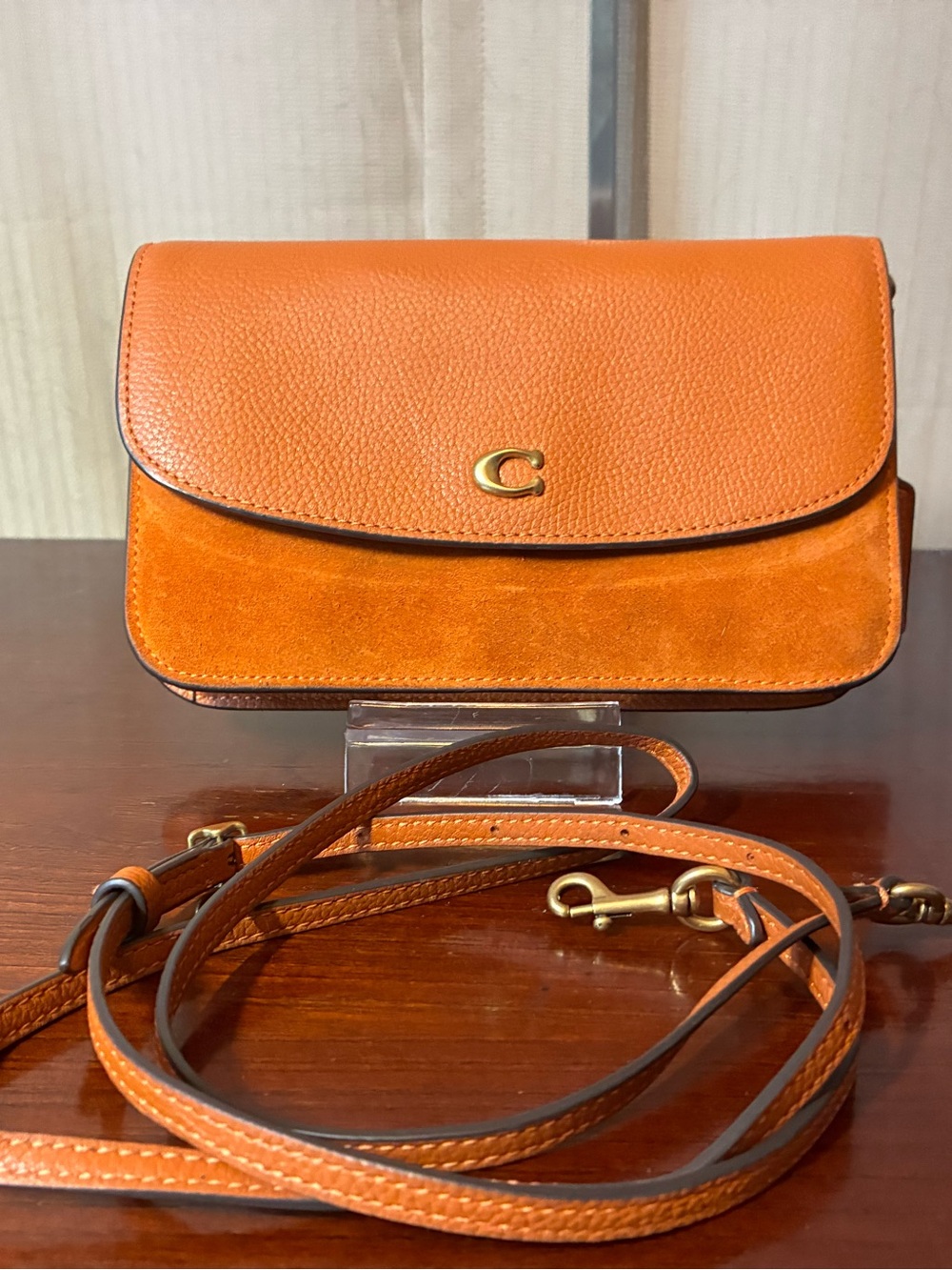 Coach Hayden Leather & Suede Small Crossbody